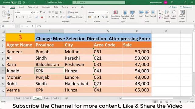 5 Excel Amazing Tips and Tricks used in Daily office work |Hindi/Urdu