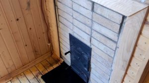 Как установить дровяную печь в бане!