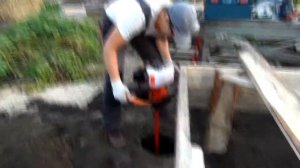 Бензиновый буроям! Ангарские мастера