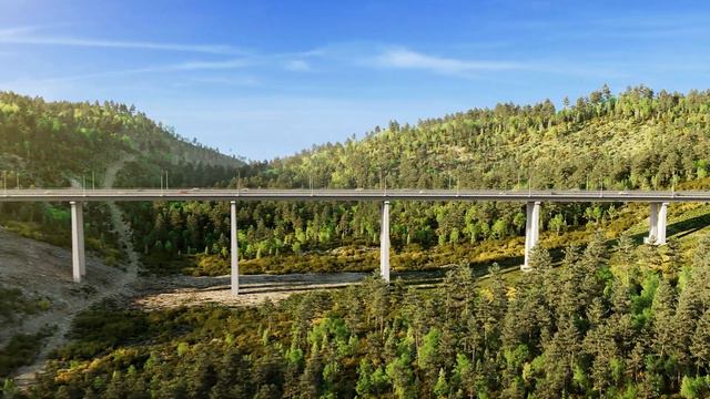 3D Визуализация  этапов строительства скоростной автомобильной дороги Казань - Екатеринбург