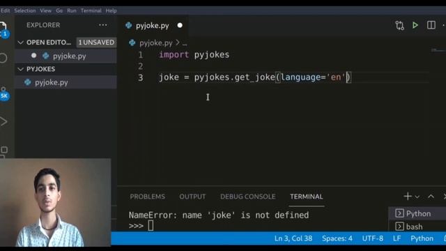 Create Jokes Using Pyjokes In Python | Pyjokes | Python Micro Project | Tech Blooded