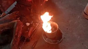 закалка топора в масле