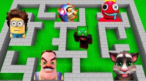 БЕСКОНЕЧНЫЙ ЛАБИРИНТ в МАЙНКРАФТ ЗОМБАК