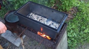 Горячего копчения кролик и перепела. Обзор новой коптилки горячего копчения.