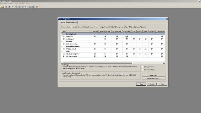 Step by Step - Creating a Profiler Trace - Part 1
