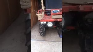 Переделали педаль газа на мототракторе