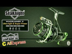 КАТУШКА SeaKnight WINDRUNNER III 5000x. Катушки для РЫБАЛКИ с Алиэкспресс! ФИДЕРНАЯ катушка!