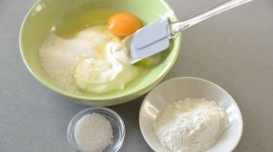 Пирог Яблоки на снегу