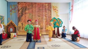 Театрализованная постановка по ЗОЖ " Колобок " дети 5-6 лет