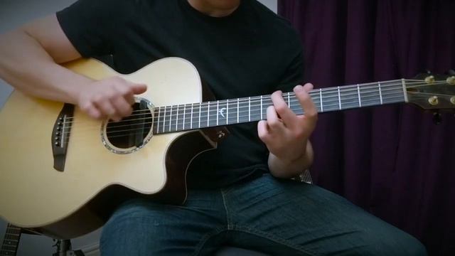 Acoustic guitar- Fishman Rare Earth mic blend Pickup, Faith Venus demo смотреть онлайн