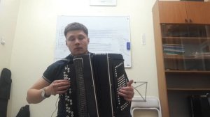 Обучение игре на баяне| простейшая вариация 1