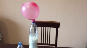 ЭКСПЕРИМЕНТ, надуваем шарик..
