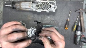 Ремонт Makita HR 5001 C замена вилки переключения режимов перфоратора