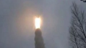 Пуск межконтинентальной ракеты Тополь М  Наша ядерная мощь