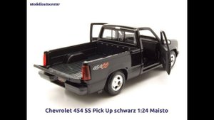 Chevrolet 454 SS Pick Up 1993 schwarz Modellauto 1:24 Maisto