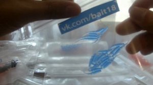 Распаковка силиконовых приманок для мормышинга от Bait18