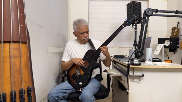 Colin D'Cruz - Les Paul fretless bass смотреть онлайн