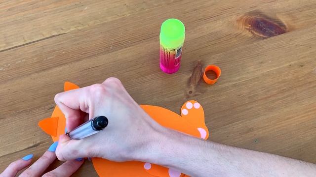 Котик из бумаги. Самая милая детская поделка. смотреть онлайн