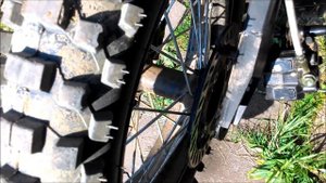 Питбайк Virus Moto X2. Защита подшипников оси. Pit bike Virus Moto X2. Protecting bearing axis.