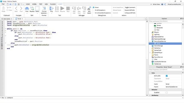 How to Detect when a Part is Moved in Roblox (Roblox Studio Tutorial Beginners Series) (B015)