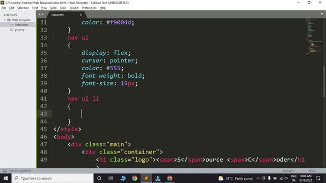 Download Free Portfolio Website in HTML and CSS || HTML CSS Website Template || Source coder