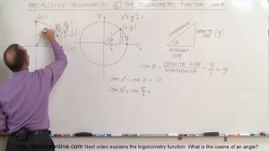 TRIGONOMETRY 1 (PRECALCULUS) (6 of 54) The Trigonometry Function: Sine Explained