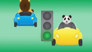 Stop and Go Song for Children - Red Means Stop Green Means Go