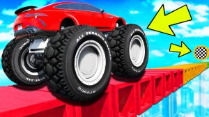 КАК ДАЛЕКО СМОЖЕТ ЧИТ МОНСТР ТРАК ПРОЕХАТЬ ПО СЛОМАННОЙ ДОРОГЕ В ГТА 5? ЭКСПЕРИМЕНТЫ В GTA 5 ONLINE