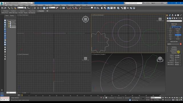 3Ds Max для начинающих. 5-ый урок. Двухмерные фигуры