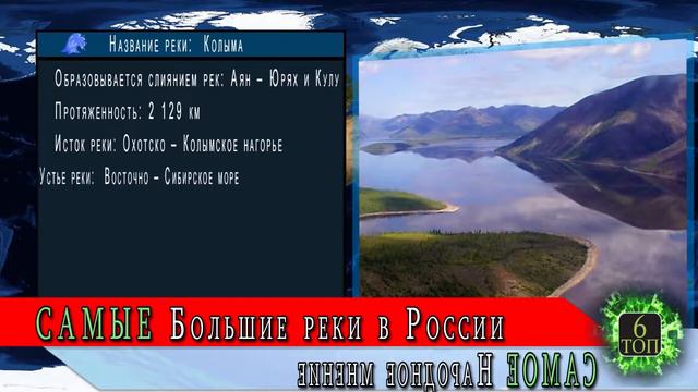 Самая большая река в России  Факты о 10 самых больших рек Ро