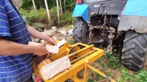 Редукторный дровокол.