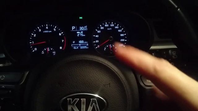 Kia Rio Xline - активация круиз-контроля смотреть онлайн