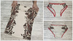 Из старой футболки получились две пары трусиков! Сшить нижнее белье таким способом легко и быстро