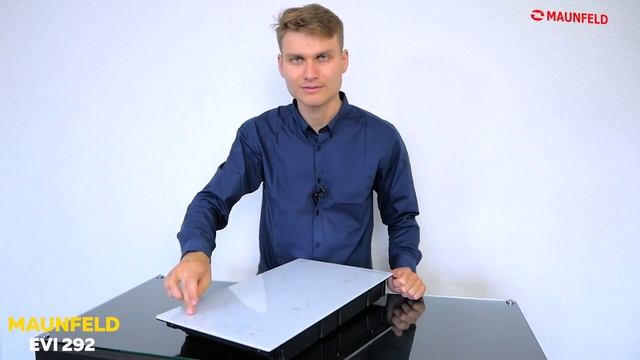 Видеообзор индукционной варочной панели MAUNFELD EVI.292-WH смотреть онлайн