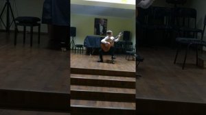 Тонкая Рябина на гитаре.