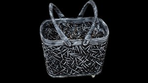 МК. Переделка корзины из бумажной лозы. #268