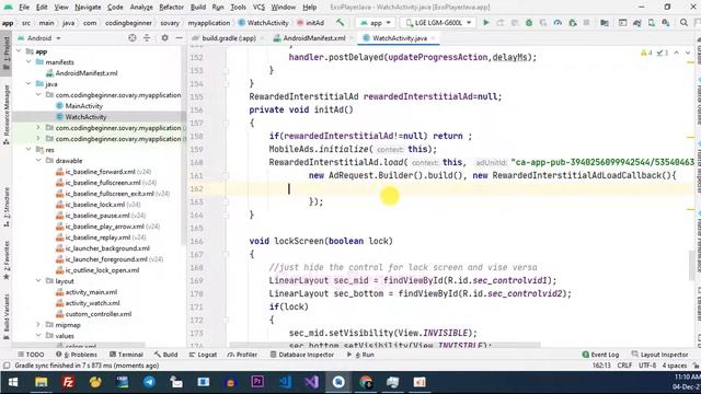 Android - How to AdMob Show in Video Player Java Implementation Android Studio #CodingBeginner