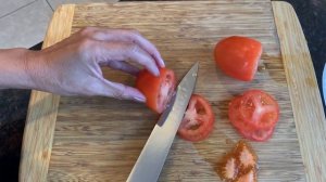 How To Dice Cut Chop A Roma Tomato,  And Remove Seeds of Tomato - How to Dice Tomato Fast And Easy