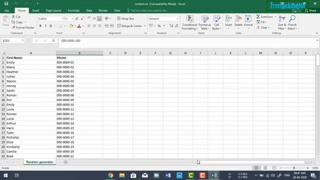 How to import contact numbers from Excel file to Android phone |Excel to Phone contacts смотреть онлайн