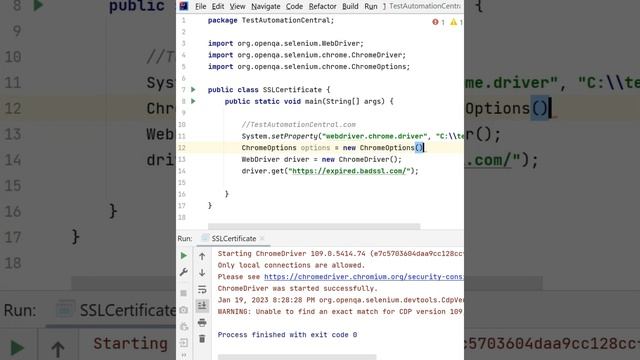 How to Handle SSL Certificates in Selenium WebDriver for Chrome, Firefox, Edge, and Safari Browsers