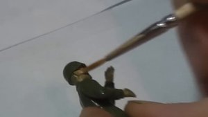 Окраска советского солдата. Как покрасить фигуру человека 1/35. Звезда. (стендовый моделизм)