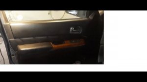 Снятие панели с водительской двери Ниссан Патрол Y61
