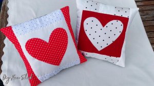 Шитье для влюбленных: подушки валентинки ручной работы | Quilting Love