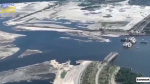Каховское водохранилище сегодня, полное обмеление. Шок, боль... 6 августа 2023 г.