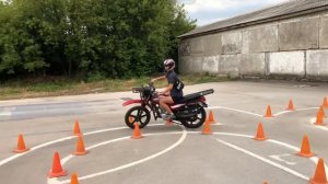 Как сдавать правильно восьмёрку на категорию А А1 М