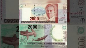 Банкноты мира. Banknotes of the world. Банкноты Коста-Рики.Costa Rica banknotes. #Shorts.Startup-163
