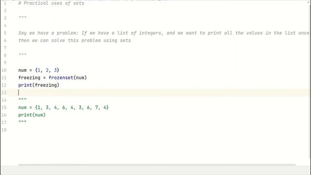 Python with Anvita #66 - Python programming from scratch for beginners - sets revision