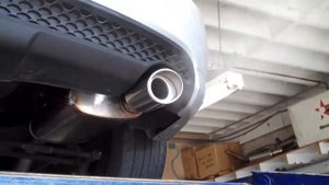 2008 Kia Spectra with magnaflow resonator and mufffler