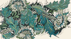 Рисую по мотивам орнаментов Уильяма Морриса ?? Процесс рисования! Таймлапс ?