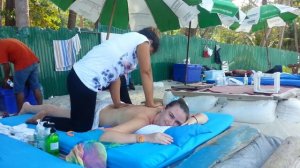 Тайский массаж на пляже